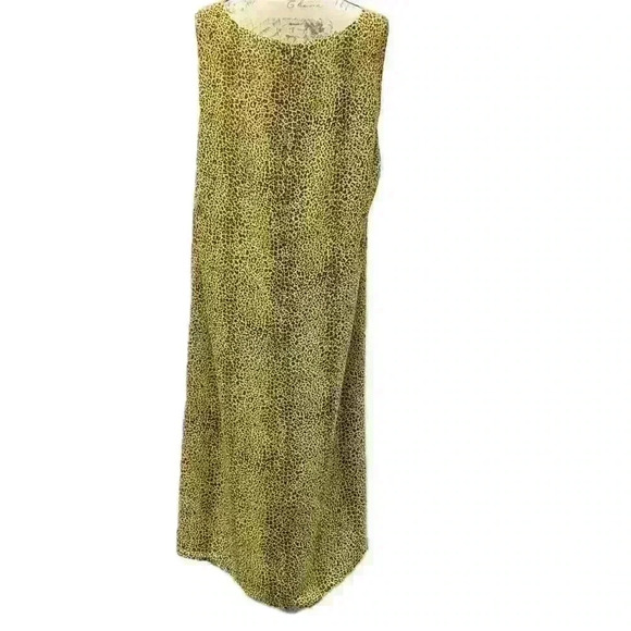 Emma James Cheetah Print Sleeveless Maxi Dress Size 16 W - Picture 2 of 10